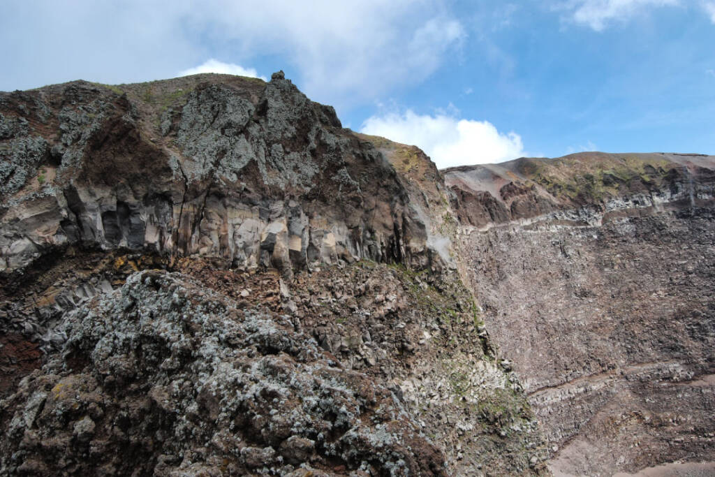 foto del Gran Cono del Vesuvio